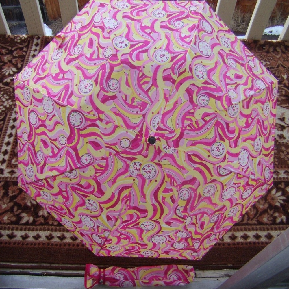 Vintage Print Umbrella Cover/Case Large Automatic